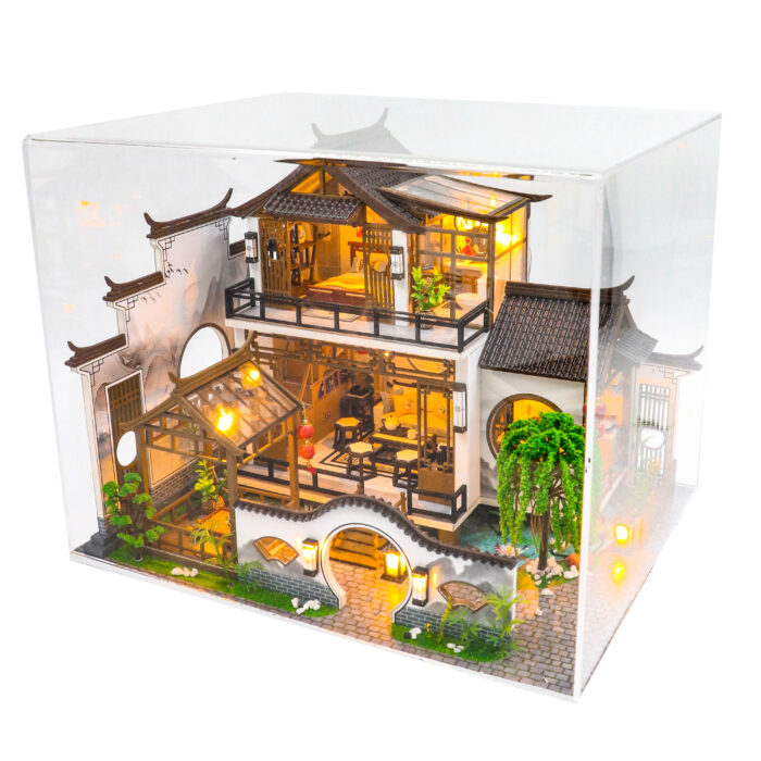 Stofkap voor Miniatuurhuisje - Hongda - Poetic Charm (PC2314)