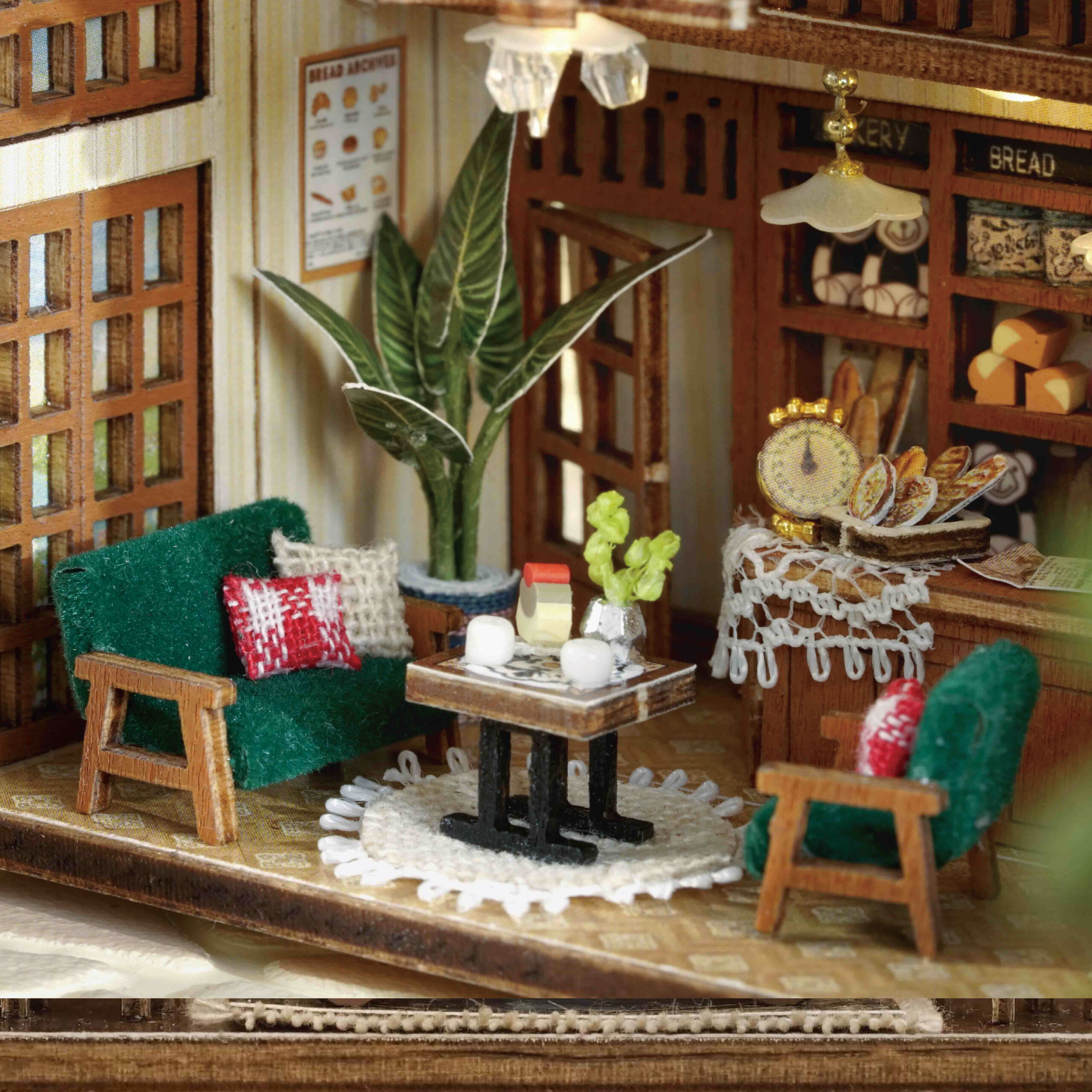 CUTE ROOM - DIY Miniatuur Houten Poppenhuis - Mini Huisjes Bouwpakket - Superklein Mini World - Fantasy Rubik's Cube Series - Mini-112 Molly Garden - Afbeelding 10