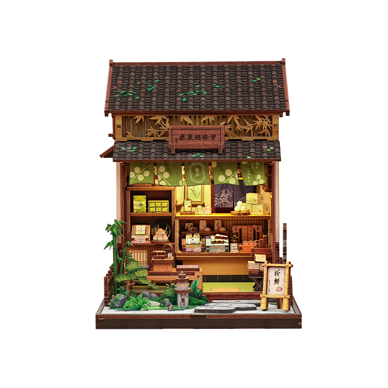 CuteBee - DIY Miniatuur Houten Book Nook Bouwpakket - CWGC218 - Kanmi Dokoro Kurihara
