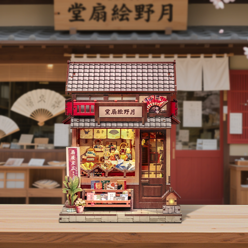 CuteBee - DIY Miniatuur Houten Book Nook Bouwpakket - CWGC216 - Tsukino Eogi-Dou - Afbeelding 5