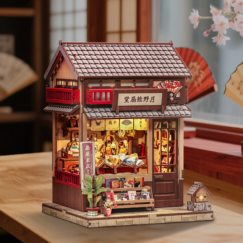 CuteBee - DIY Miniatuur Houten Book Nook Bouwpakket - CWGC216 - Tsukino Eogi-Dou - Afbeelding 6