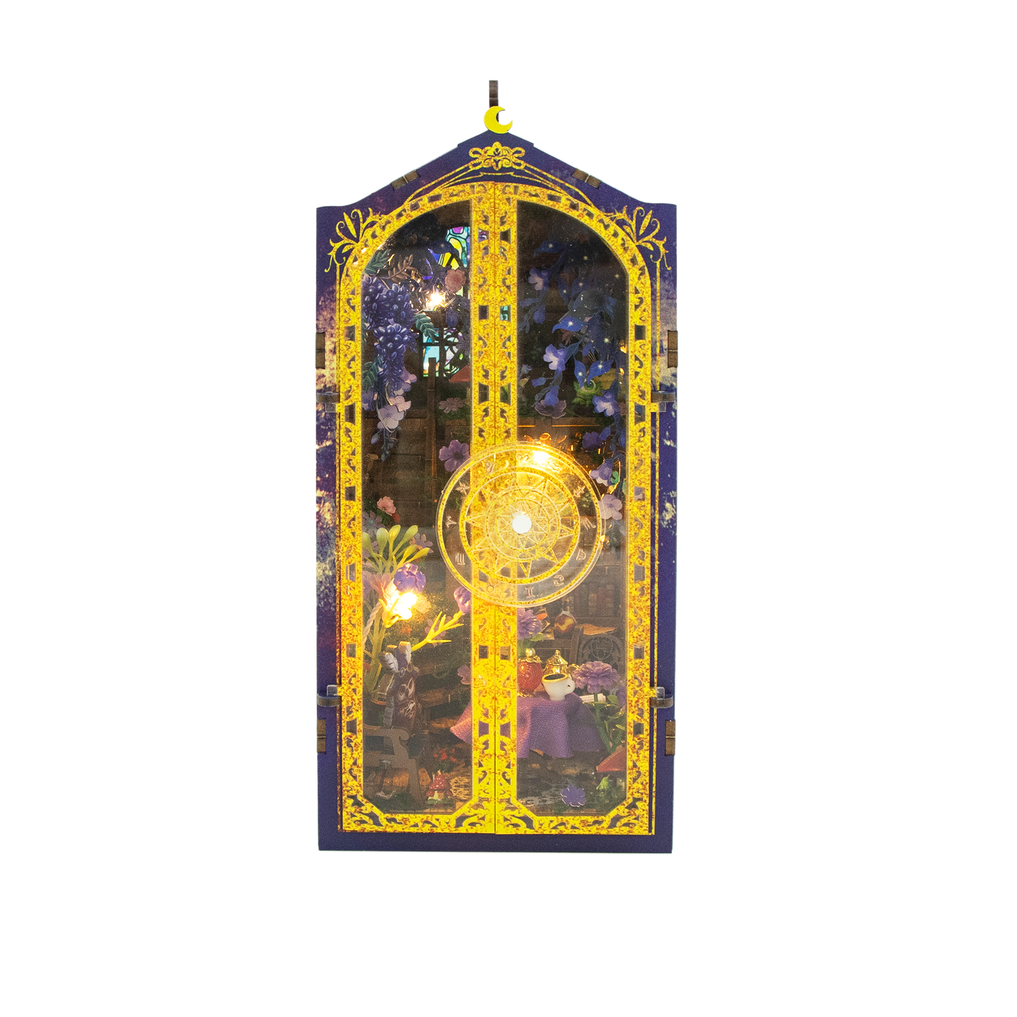 Hongda - DIY Miniatuur Houten Book Nook Bouwpakket - M2603 - Magic Garden Workshop - Afbeelding 2