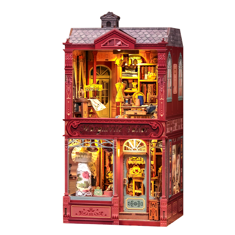 CuteBee - DIY Miniatuur Houten Book Nook Bouwpakket - BJAA406 - Marguerite Tailor - Afbeelding 3