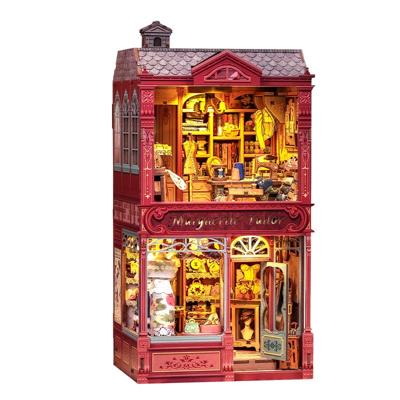 CuteBee - DIY Miniatuur Houten Book Nook Bouwpakket - BJAA406 - Marguerite Tailor - Afbeelding 2